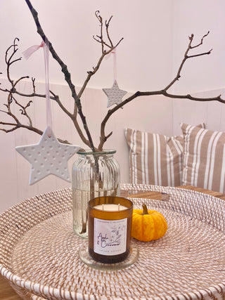 Ceramic scented star diffuser decorations