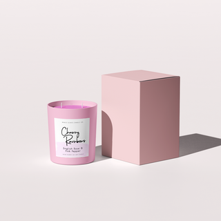 Chasing Rainbows Pink Double Wick Candle