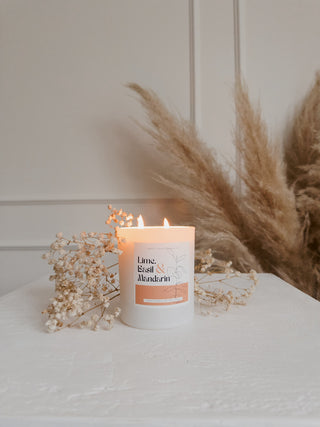 Lime, Basil & Mandarin Double Wick Candle