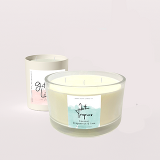 In the Tropics Three Wick Large Scented Candle