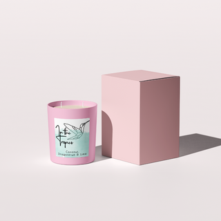 In the Tropics (Coconut Dragonfruit and Lime) Candle