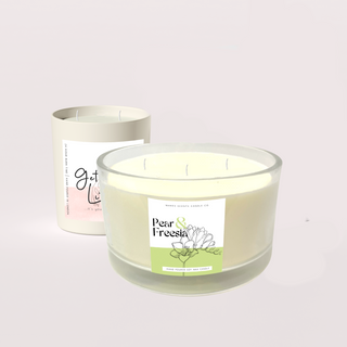Pear & Freesia Three Wick Candle
