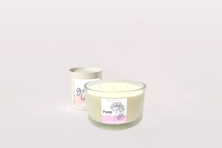Classic Peony Three Wick Scented Candle