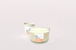 Lime, Basil and Mandarin Three Wick Scented Candle