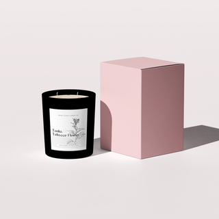 Tonka & Tobacco Flower Double Wick Candle