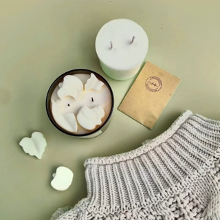 White Refill Bundle - Medium Candle