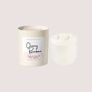 White Refill Bundle - Medium Candle