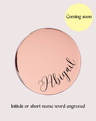 Coming soon - Personalised Engraved Metal Lid for Large 3 Wick Candles