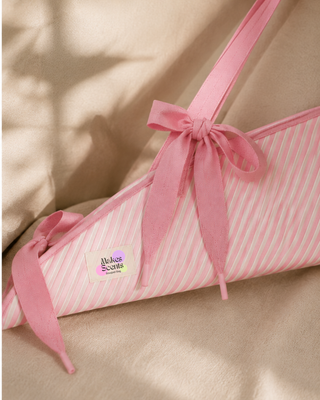 Limited Edition Bouquet Bag - Baby Pink Stripes