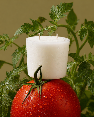 Tomato Leaf Scented Candle Medium Refill | Pre-order