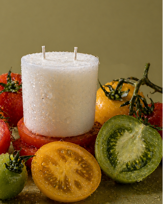 Tomato Leaf Scented Candle Medium Refill | Pre-order