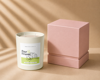 Pear & Freesia Double Wick Candle