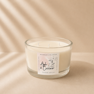 Apple & Cinnamon Three Wick Candle