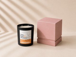 Lime, Basil & Mandarin Double Wick Candle