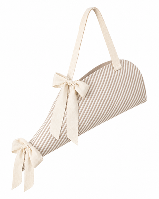 Limited Edition Bouquet Bag - Taupe Stripes