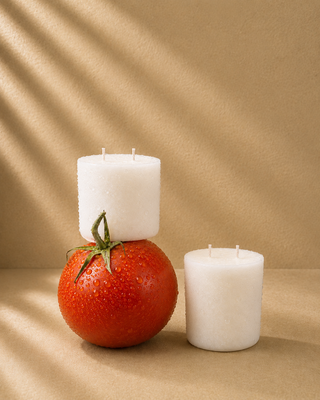 Tomato Leaf Scented Candle Medium Refill