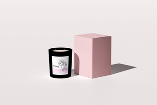 Peony & Blush Suede Double Wick Scented Candle
