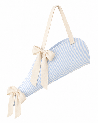 Limited Edition Bouquet Bag - Baby Blue Stripes