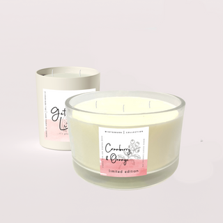 Cranberry & Orange Three Wick Candle