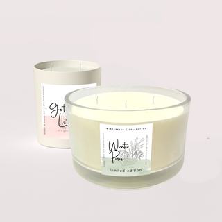 Winter Pine Three Wick Candle